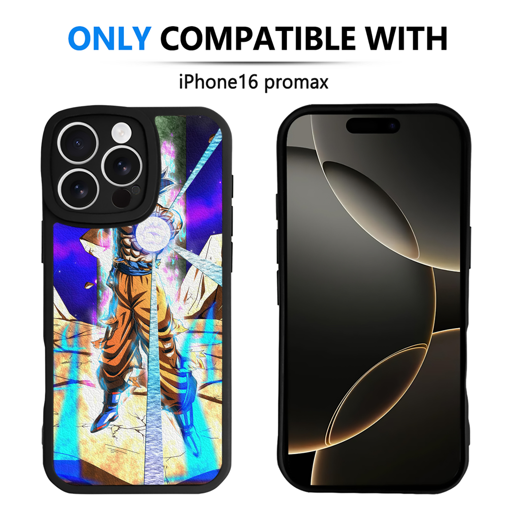 （画像用） ドラゴンボール DRAGON BALL 【iPhone 16シリーズ対応】シリコンスマホケース（レザー調） 材質：シリコン